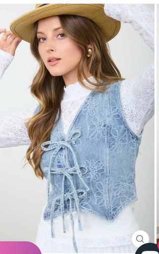 Bluebell Denim Vest