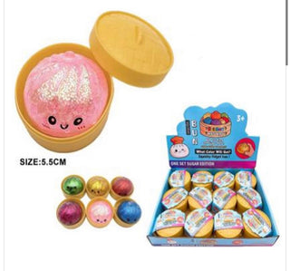 Glitter Mini Dumpling Squishy Squeeze Toy