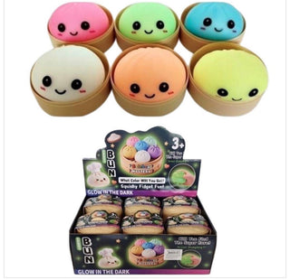 Glow In The Dark Dumpling Squishy Squeeze Toy