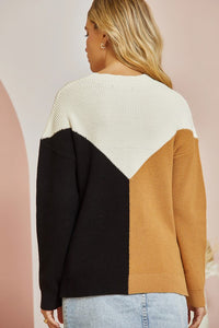 Geo Color Block Top