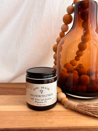Tallow Lotion: Magnesium Balm by Hope & Health