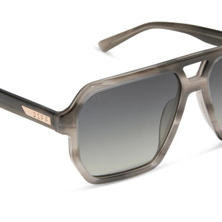 Cameron Smoke Marble Grey Gradient Polarized Sunglasses – DIFF Eyewear