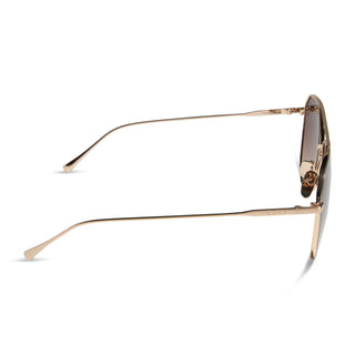 Dash Brushed Gold Coffee Gradient Sunglasses – DIFF Eyewear