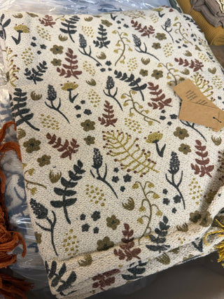 Woven Recycled Cotton Throw