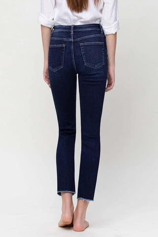 Super High Rise Stretch Slim Straight Jeans by Vervet