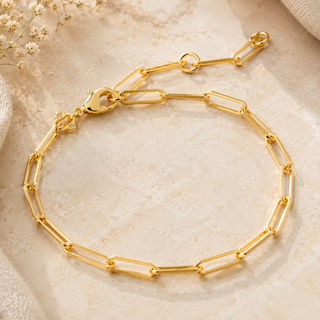 Courtney Paperclip Bracelet in Gold by Kendra Scott