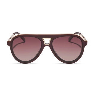 Tosca III Rugby Red Sunglasses by DIFF