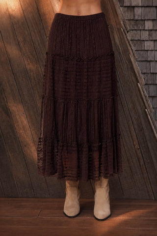 Whiskey Moon Midi Skirt