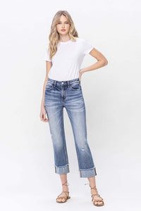 Infallible High Rise Straight Jeans By Lovervet