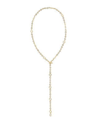 Mini Elisa and Abbie Gold Convertible Strand Necklace by Kendra Scott
