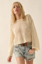 Load image into Gallery viewer, Geometric Knit Sweater
