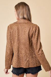 Leopard Moto Jacket