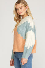 Load image into Gallery viewer, Color Block Knit Sweater
