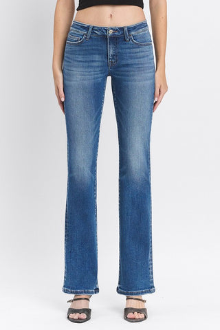 Humour Low Rise Bootcut Jeans by Vervet