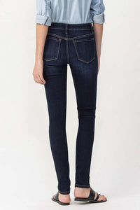 Lustrous High Rise Skinny Jeans by Lovervet