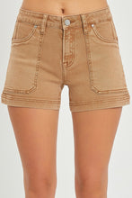 Load image into Gallery viewer, Mid-Rise Front Patch Pocket Shorts by Risen
