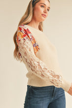 Load image into Gallery viewer, Mixed Knit Sweater
