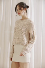 Load image into Gallery viewer, Monochromatic Thick Knit Sweater
