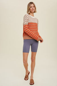 Multi-Color Striped Sweater