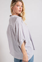 Load image into Gallery viewer, Button Down Stripe Top
