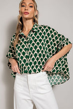 Load image into Gallery viewer, Button Down Printed Top
