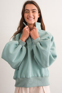Piper Snap Button Collared Sweater