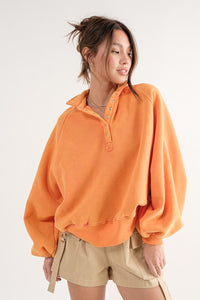 Piper Snap Button Collared Sweater