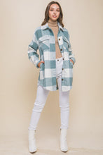 Load image into Gallery viewer, Plaid Bust Pocket Shacket

