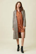 Load image into Gallery viewer, Plaid Long Coat
