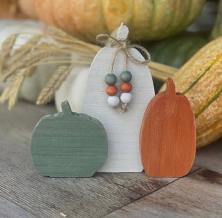 Pumpkin Trio Decor
