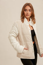 Load image into Gallery viewer, Reversible Color Block Puffer Jacket
