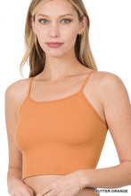 Load image into Gallery viewer, Ribbed Seamless Cropped Cami
