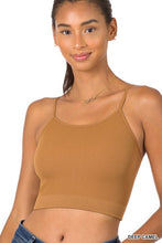 Load image into Gallery viewer, Ribbed Seamless Cropped Cami
