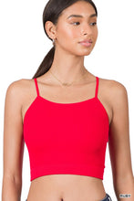 Load image into Gallery viewer, Ribbed Seamless Cropped Cami

