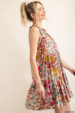 Load image into Gallery viewer, Floral Print Halter Dress
