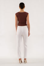 Load image into Gallery viewer, Scoop Sweetheart Neckline Rib Knit Top
