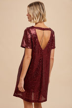 Load image into Gallery viewer, Sequin Mini Shift Dress
