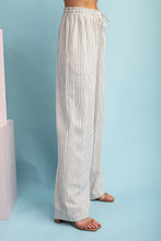 Load image into Gallery viewer, Pinstriped Drawstring Pants
