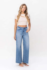 Olivia Super High Rise Wide Leg Jeans by Vervet