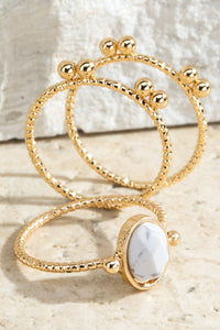 Stone Oval Ring