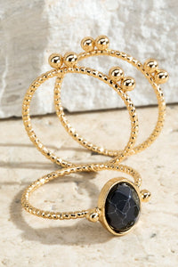 Stone Oval Ring