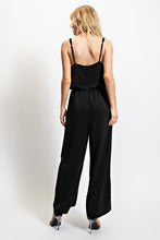 Load image into Gallery viewer, Solid V-Neck Elastic Waist Jumpsuit
