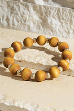 Load image into Gallery viewer, Stretch Wood Beaded Bracelet
