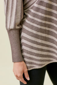 Stripe Block Sweater Tunic