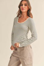 Load image into Gallery viewer, Striped Long Sleeve Top
