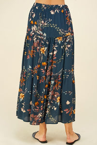 Three Layered Floral Skirt