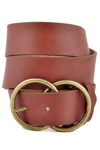 Trendy Double Ring Buckle Belt