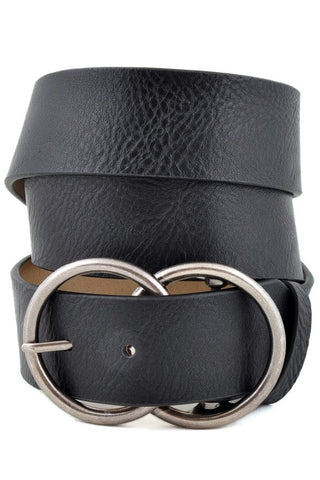 Trendy Double Ring Buckle Belt
