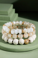 Load image into Gallery viewer, 3 in 1 Decorative Beaded Stretch Bracelet
