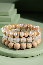 Load image into Gallery viewer, 3 in 1 Decorative Beaded Stretch Bracelet
